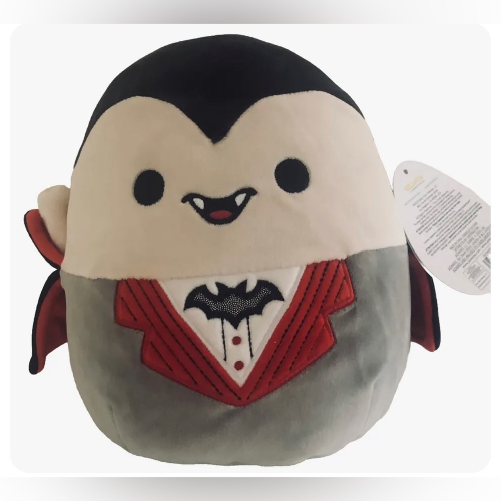 Squishmallows Dracula Vlad Vampire Kellytoy Plush Halloween 8"‎ New